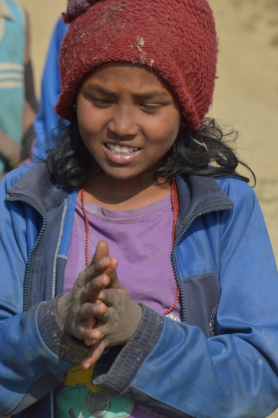 Using mime is a fun way of learning how to wash hands before eating